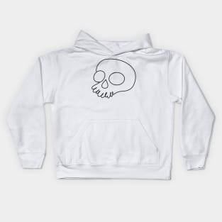 Squiggle Skull Kids Hoodie